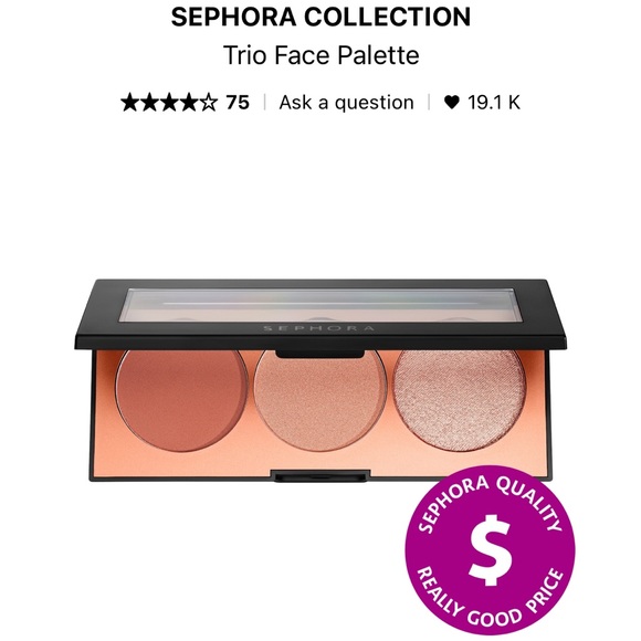 *BRAND NEW* Sephora Collection Radiate - Trio Face Palette - Picture 1 of 5